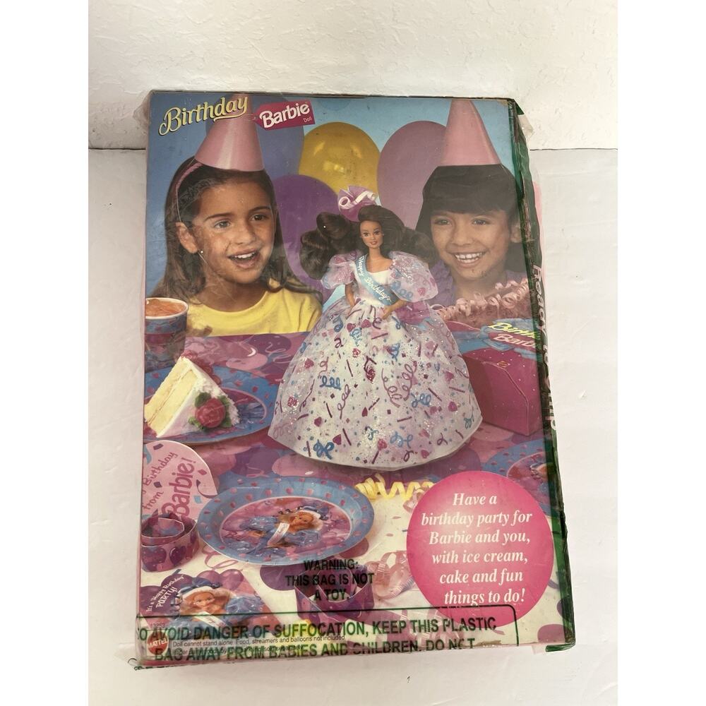 VTG 1994 Prettiest Present of all Barbie Birthday Doll Mattel #13253 NRFB - Picture 3 of 12